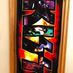 KISS 2009 Kiss Catalog Live Logo Beach  Pool Towel NWOT